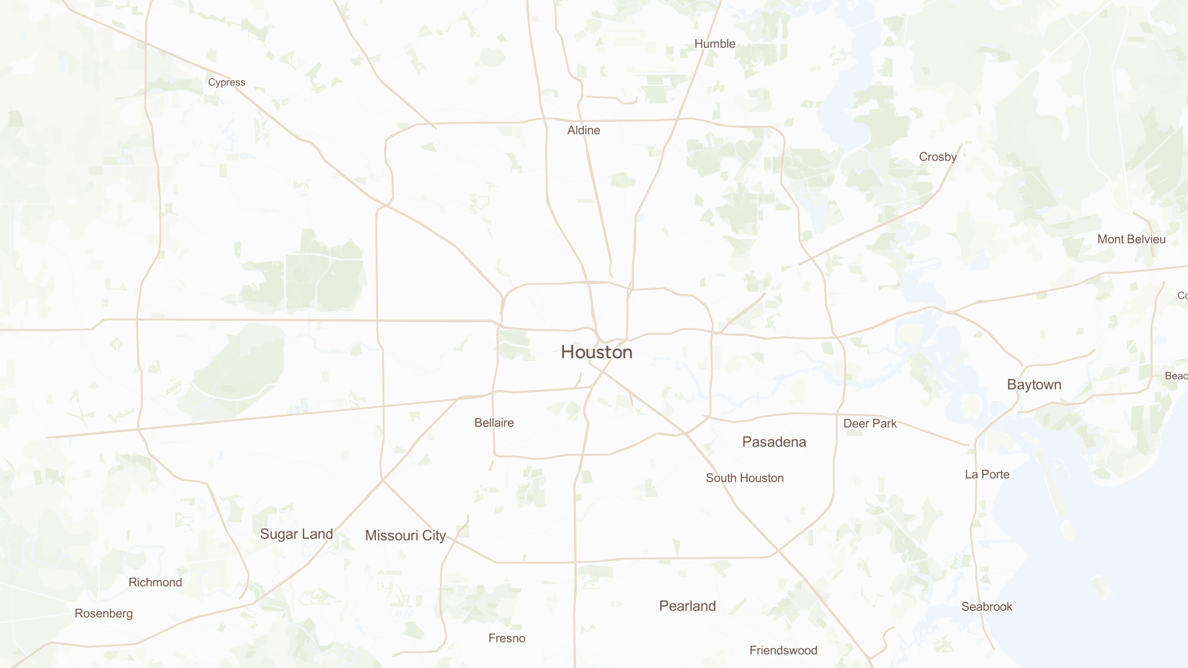 Houston metro map